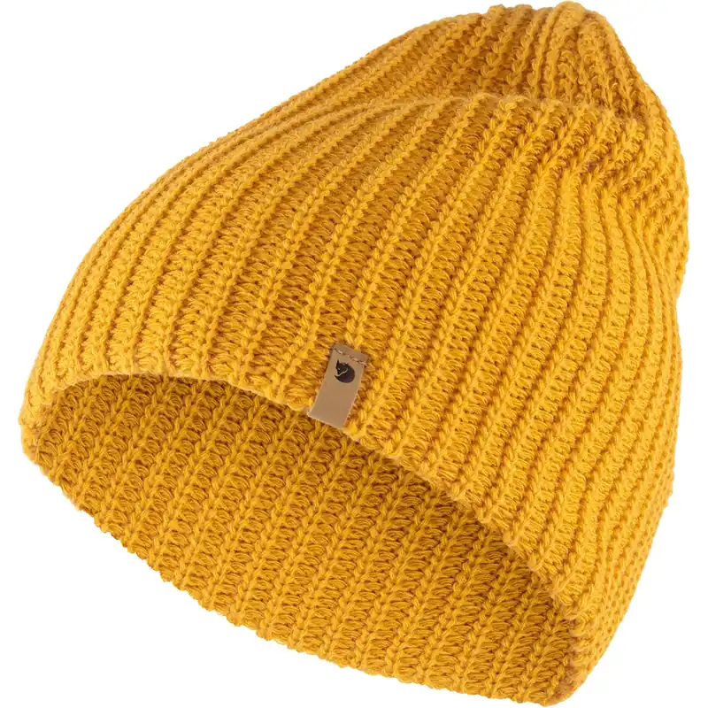 Nur Für Kurze Zeit Fjällräven Beanie Övik Melange, Mustard Yellow